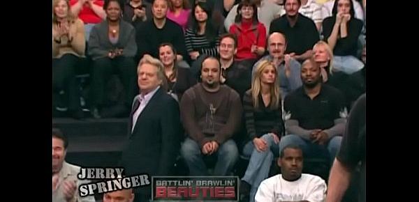  What is the name of the blonde Jerry springer